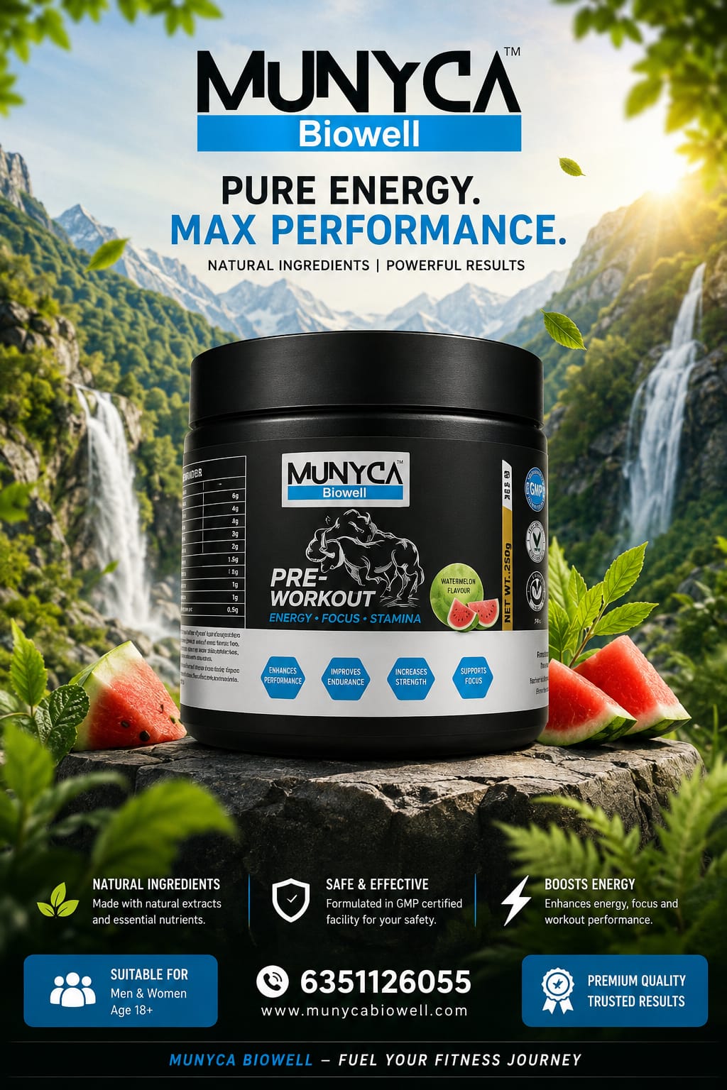 Munyca Power Your Workout Pre Workout